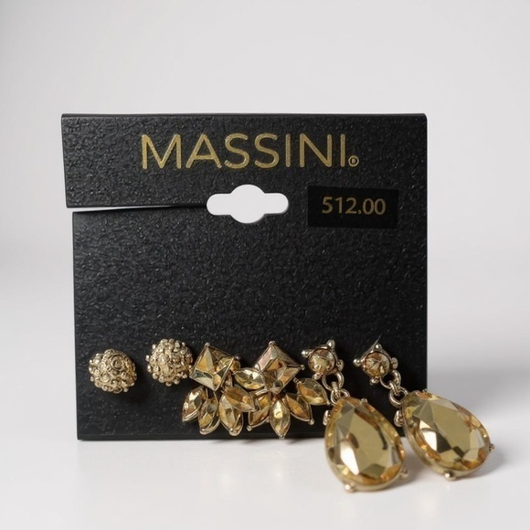 Massini Gold-Tone Jewelry Set 10$